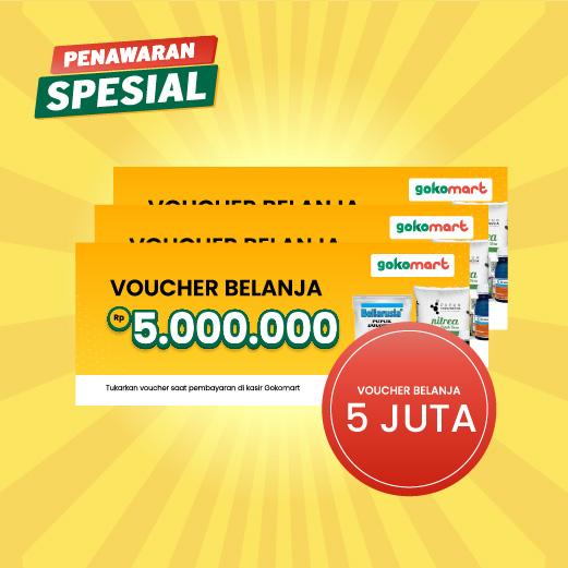 Voucher Potongan Belanja Rp5.000.000